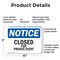 Signmission Closed For Private Event OSHA Notice Sign, Plastic, 10in W x 7in L, 2PK OS-2PACK-NS-P-710-L-10675 - alternate 3